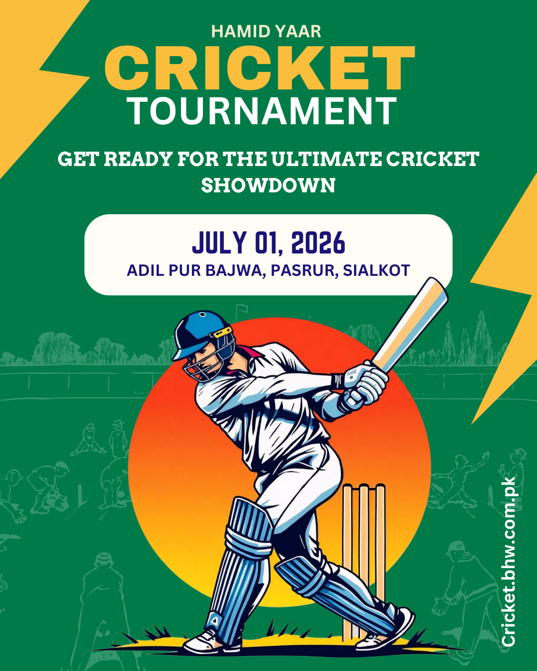 Cricket tournament